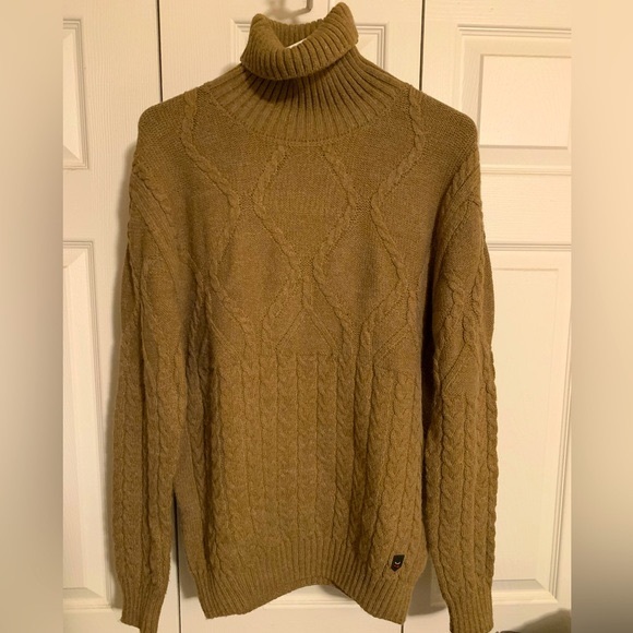 Moda Crise Cable Knit Turtleneck Sweater Size XL. - Picture 4 of 7
